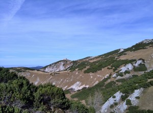 The hostel from across the valley