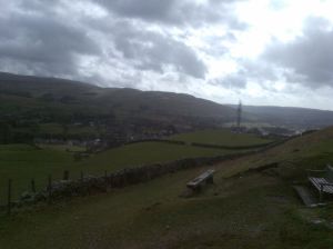 View from the base of the hill